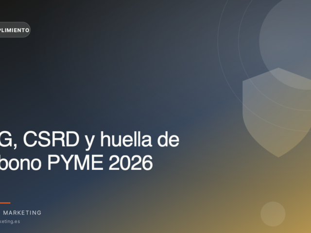 ESG, CSRD y huella de carbono PYME 2026